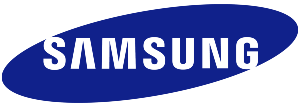 logo de marque partenaire SAMSUNG pour l électroménager des cuisines sur mesure L. Cuisine et Aménagement